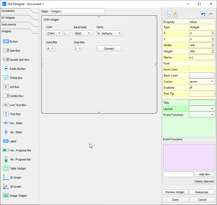 MatDeck and Python Serial Port GUI