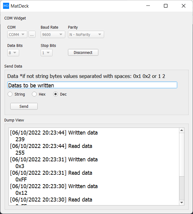 COM Port Utility for Debugging